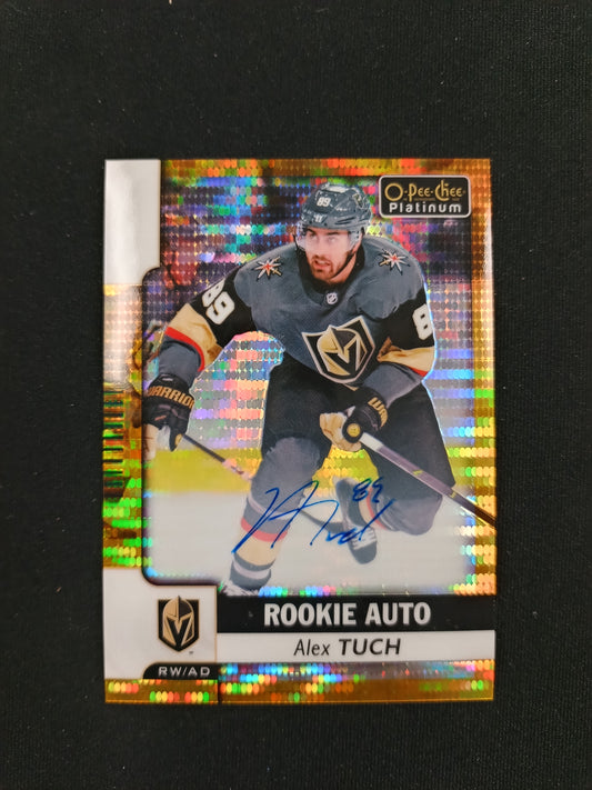 Alex Tuch #R-AT Rookie Auto [Seismic Gold] /25