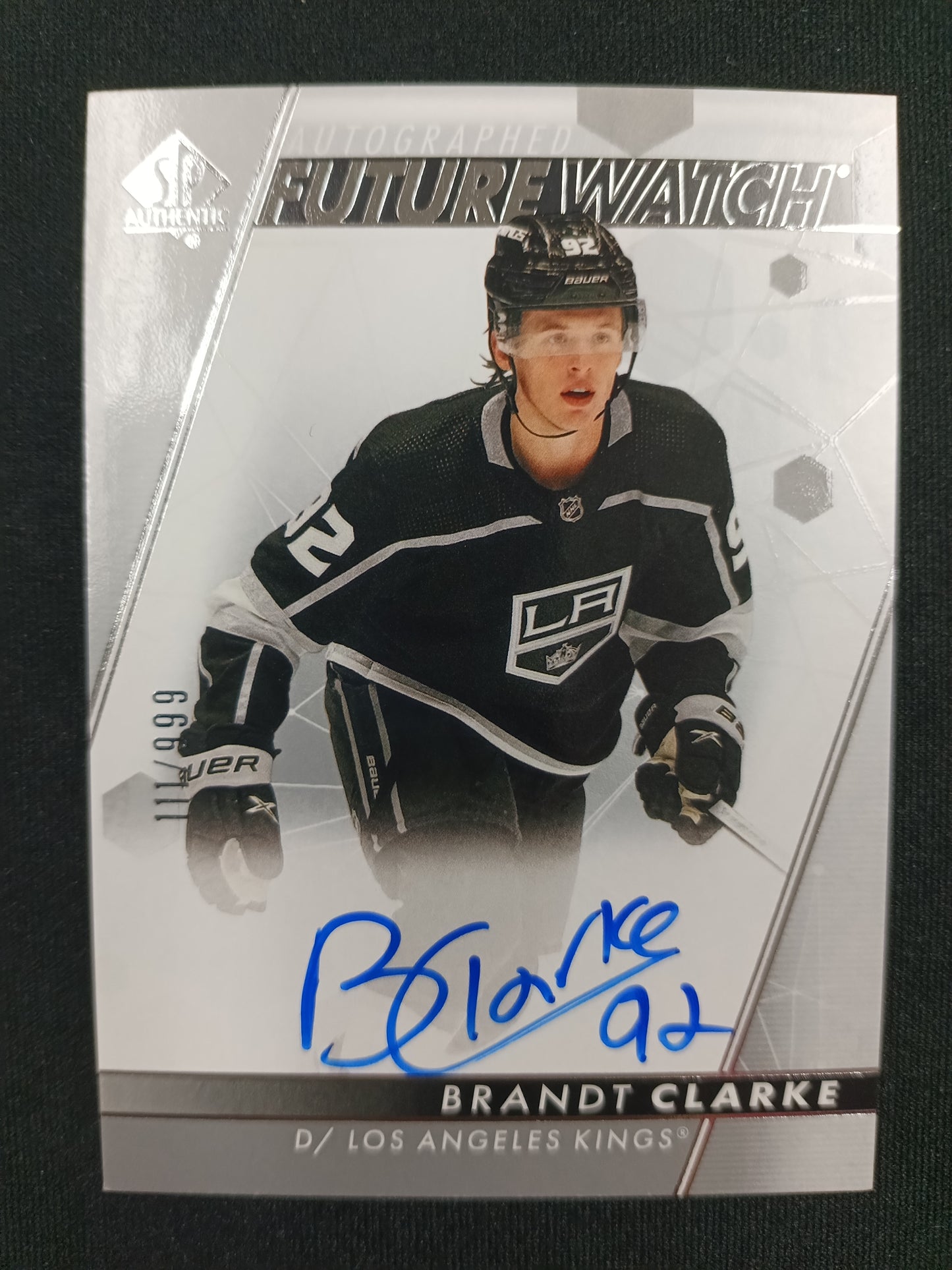Brandt Clarke 22-23 SP Authentic Hockey FWA 111/999