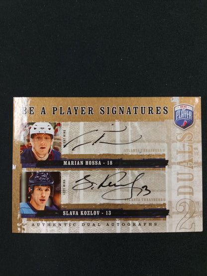 Marian Hossa / Slava Kozlov #D-KH Be a Player Signatures