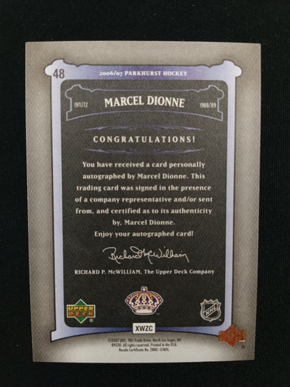 Marcel Dionne 06-07 Parkhurst Hockey