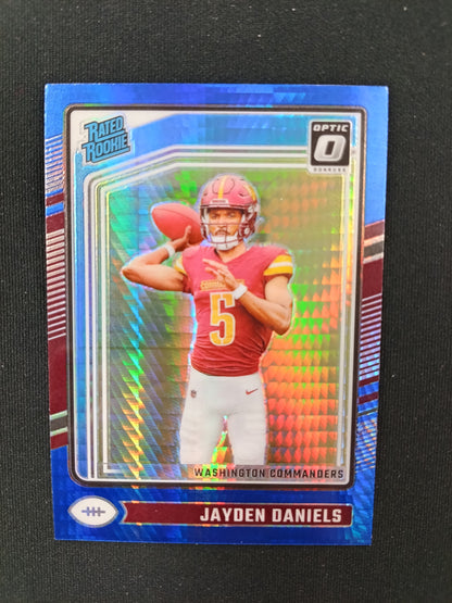 Jayden Daniels #248 Rated Rookie [Blue Hyper]