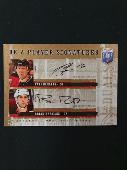 Patrik Elias / Brian Rafalski #D-ER Be a Player Signatures