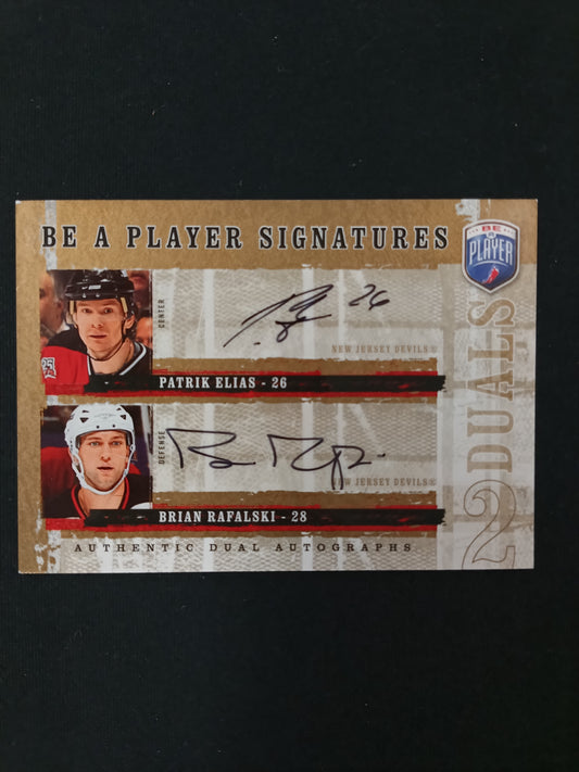Patrik Elias / Brian Rafalski #D-ER Be a Player Signatures