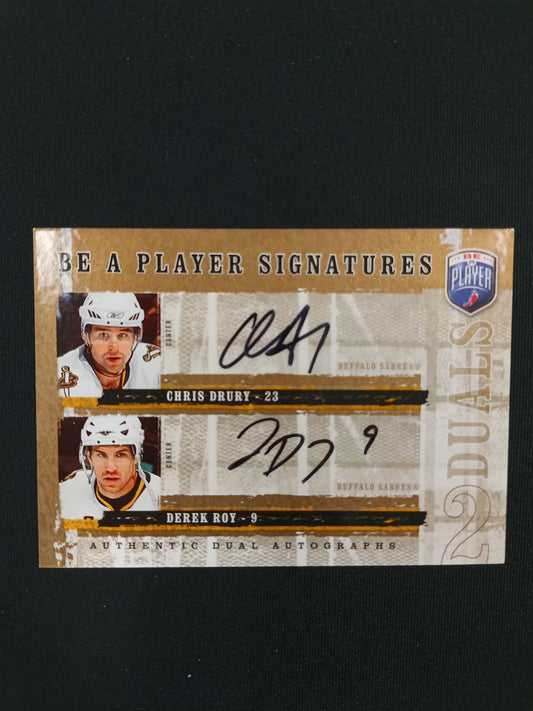 Chris Drury / Derek Roy #D-DR Be a Player Signatures