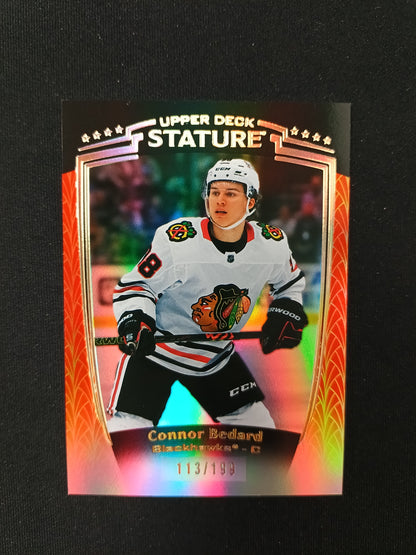 113/199 | Connor Bedard #25 Stature [Orange]
