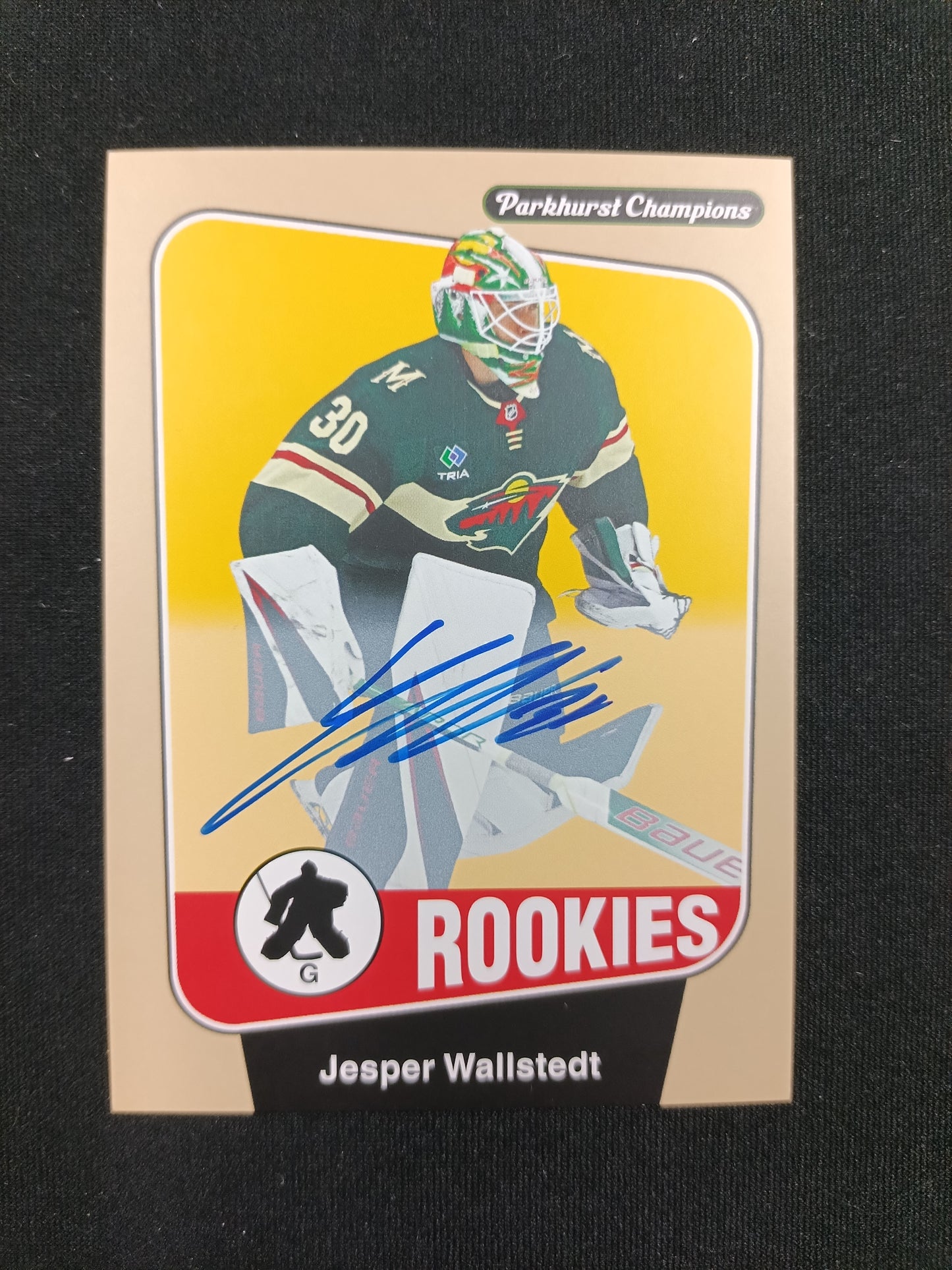 Jesper Wallstedt 24-25 Parkhurst Champions Hockey Auto