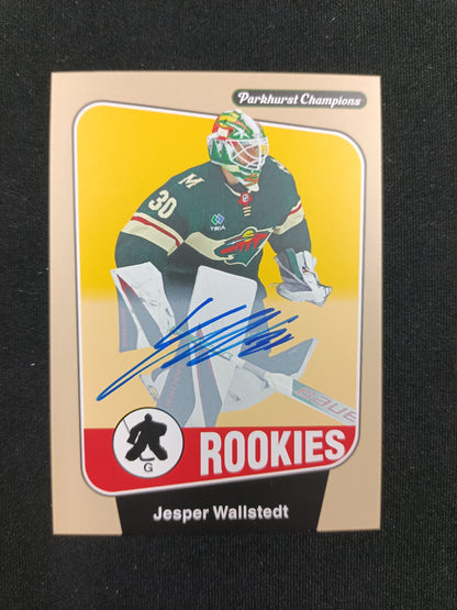 Jesper Wallstedt 24-25 Parkhurst Champions Hockey Auto