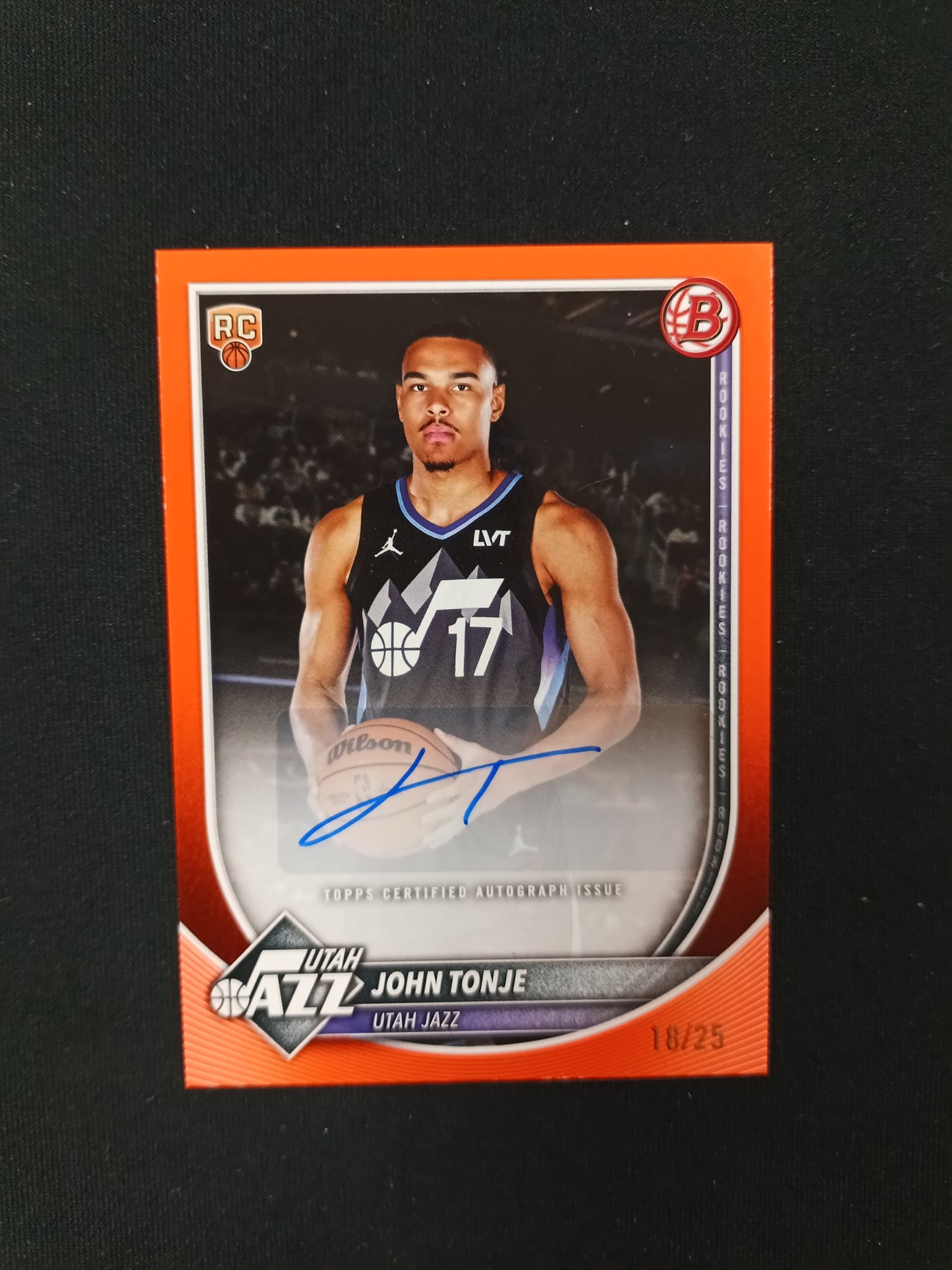 18/25 | John Tonje [RC] #RVA-JT Paper Rookies & Veterans [Auto]