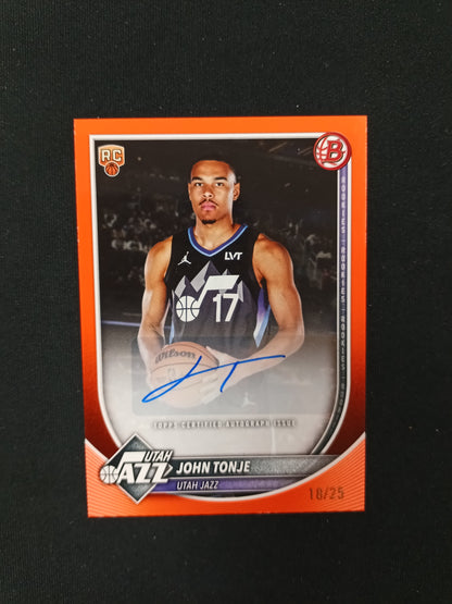 18/25 | John Tonje [RC] #RVA-JT Paper Rookies & Veterans [Auto]