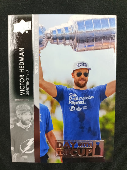 Victor Hedman 21-22 UD series 2 Day with the Cup