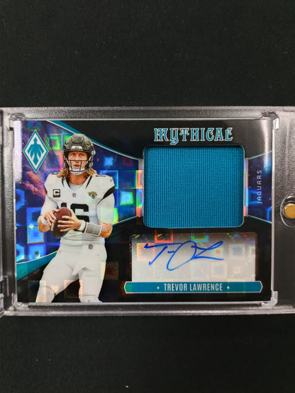 73/99 | Trevor Lawrence #MMA-TLE Mythical Auto Patch