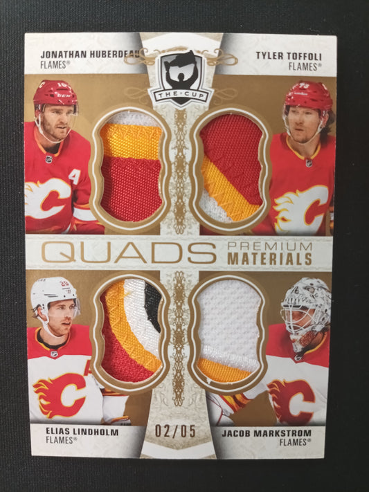 02/05 | Huberdeau / Toffoli / Lindholm / Markstrom #C4-MHTL QUADS Premium Materials