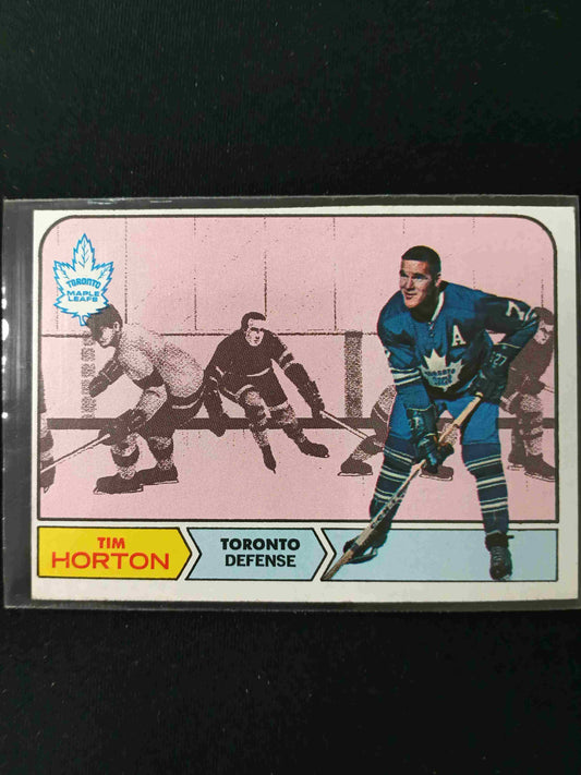Tim Horton #123 1968 Topps