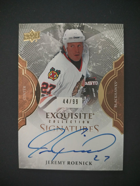 44/99 | Jeremy Roenick #ES-JR Exquisite Collection Signatures