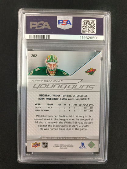 [PSA 9] Jesper Wallstedt Young Guns