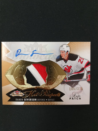 185/375 | Damon Severson #152 Hot Prospects Auto Patch
