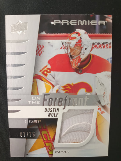 07/75 | Dustin Wolf #OFR-DW On the Forefront Patch