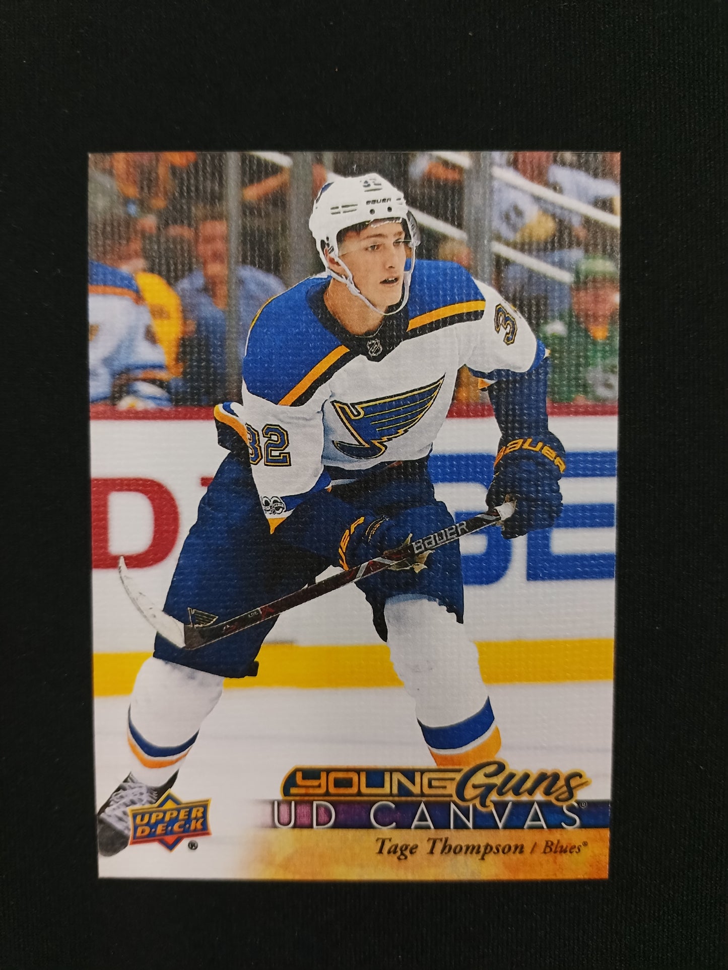 Tage Thompson 17-18 UD Series 1 Young Guns Canvas