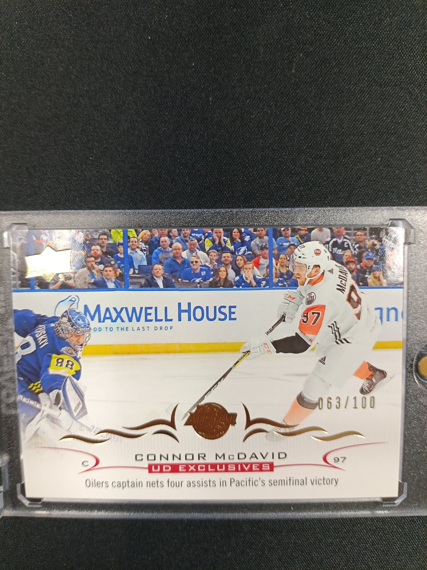 63/100 | Connor McDavid 18-19 UD Update Hockey Exclusives