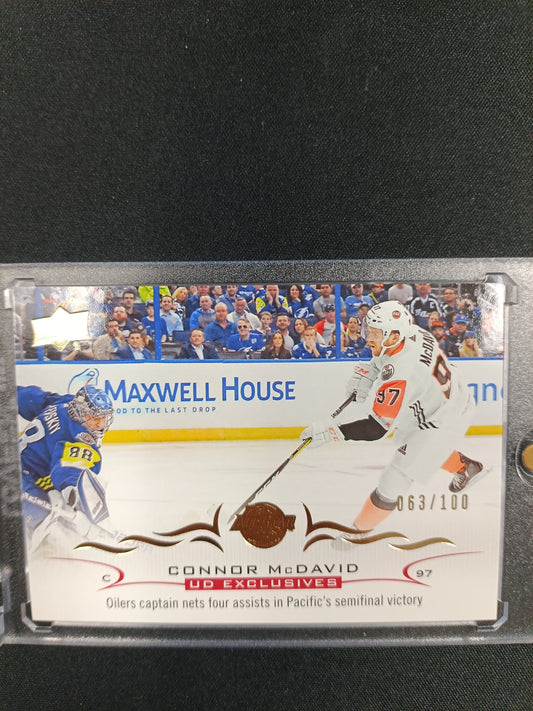 Connor McDavid  #525 UD Exclusives | 63/100
