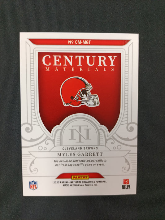 19/25 | Myles Garrett #CM-MGT Century Materials